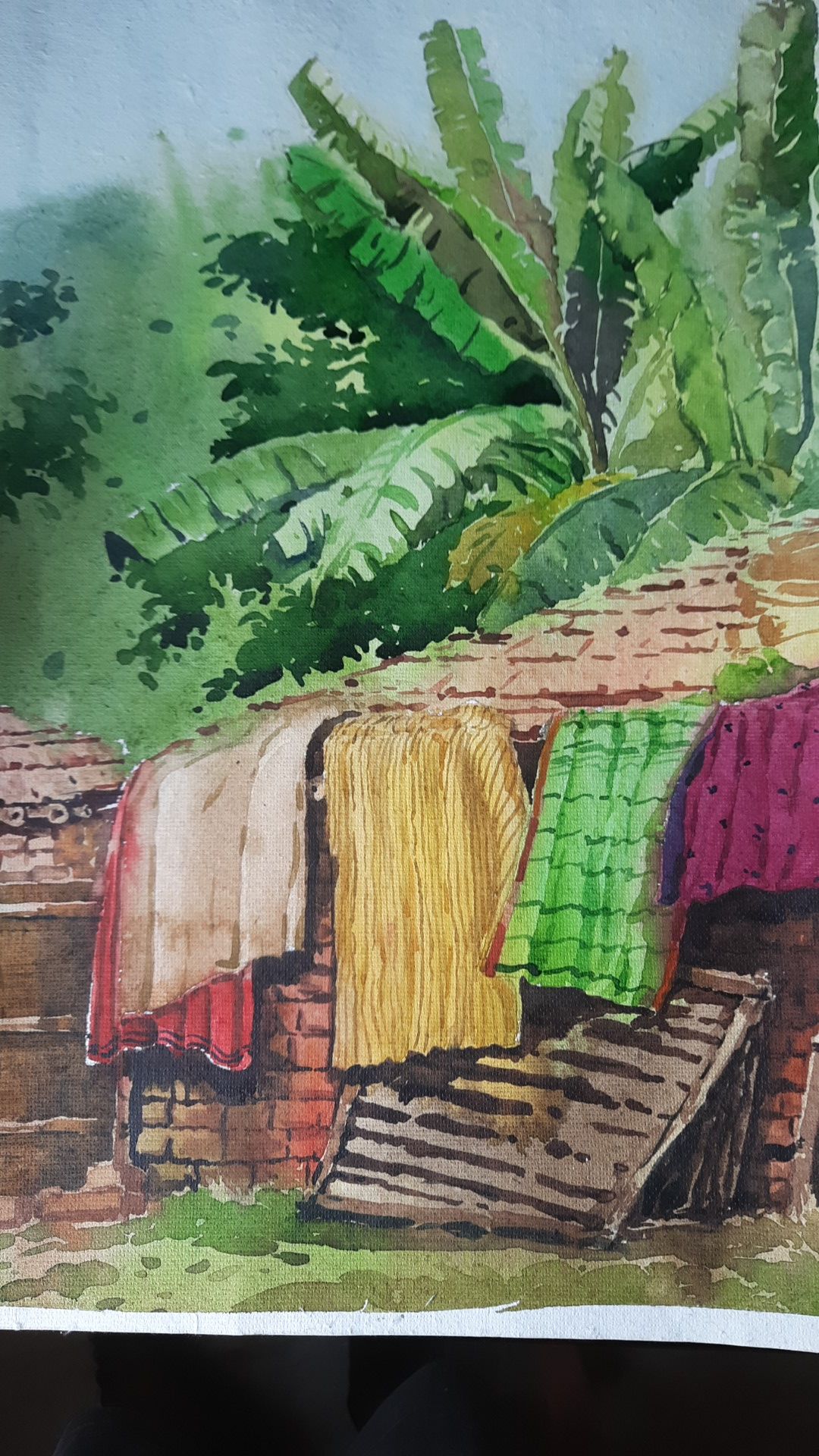 Drying clothes