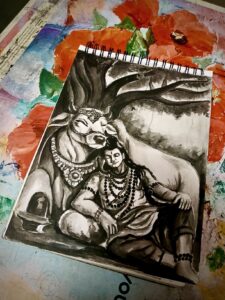 Shiva and nandi