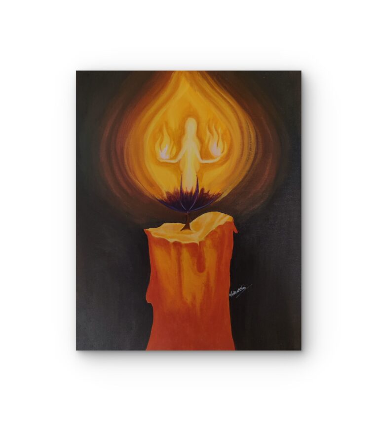 I lit up the highest when I was burned by Vishakha Gautam