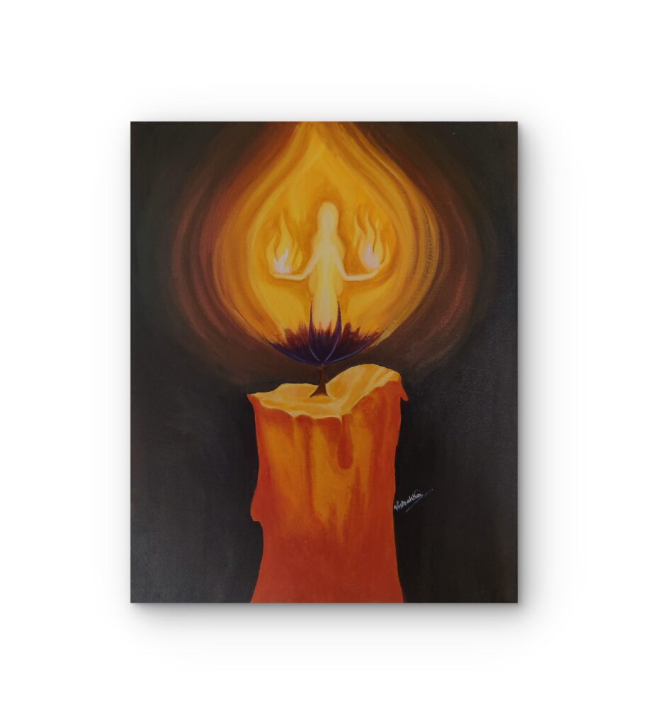 I lit up the highest when I was burned by Vishakha Gautam