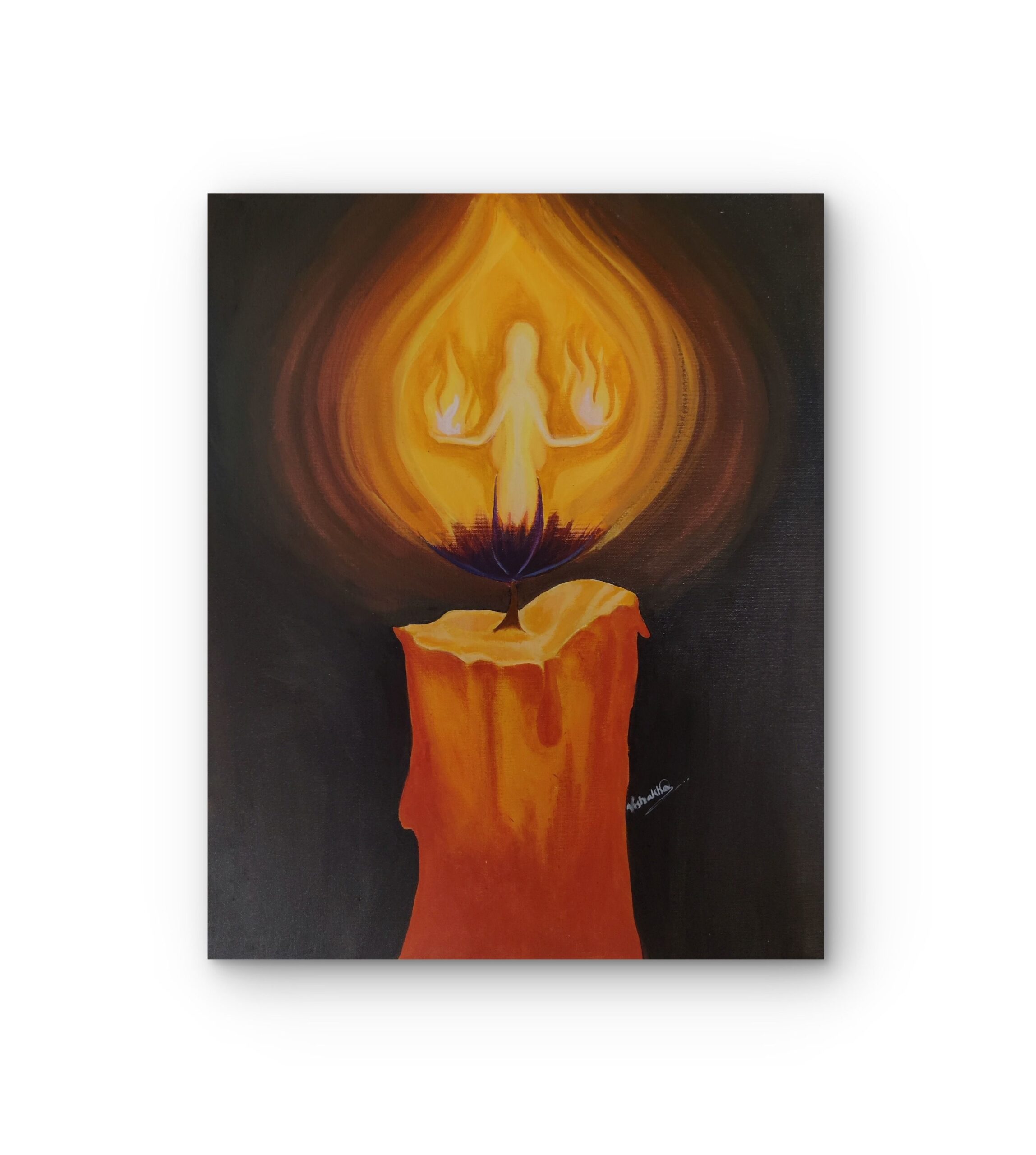 I lit up the highest when I was burned
