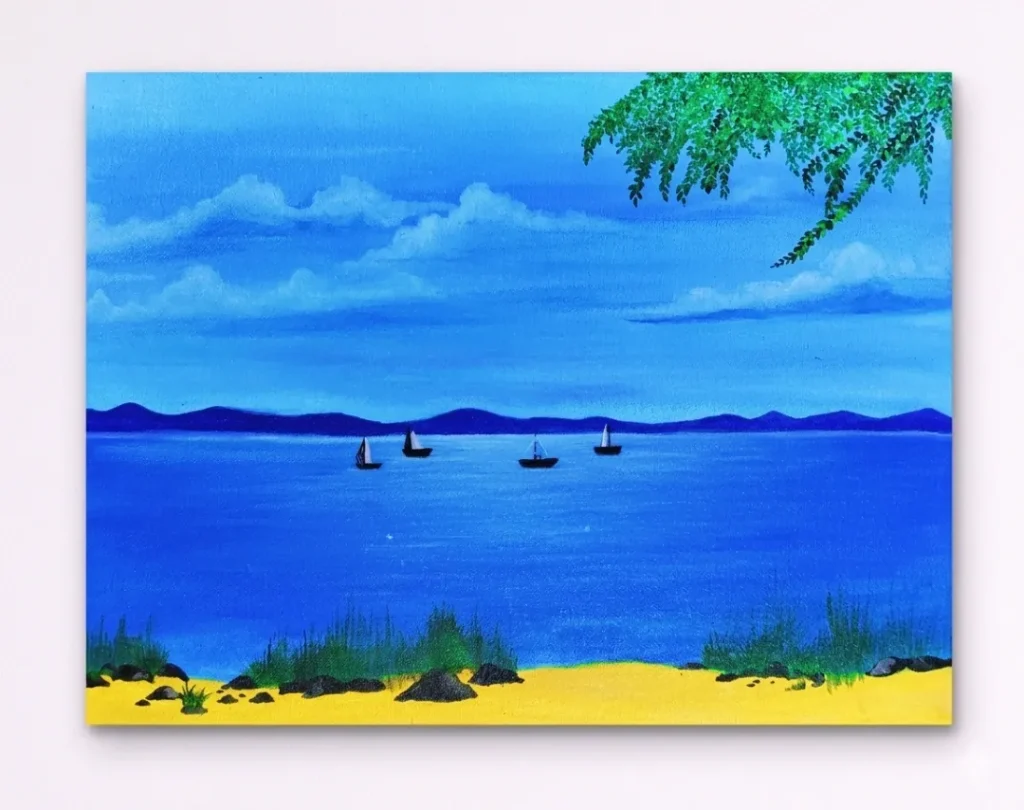 A Breath of blue by Pooja Nannaware