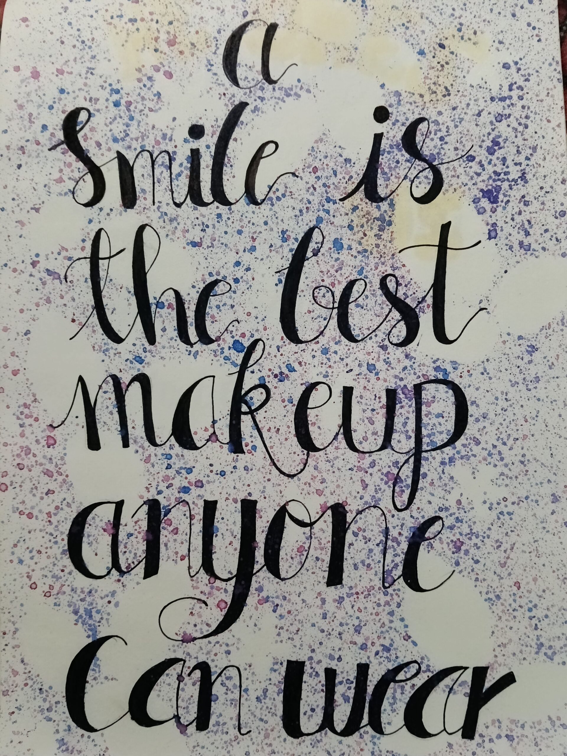 Smile is a beautiful makeup