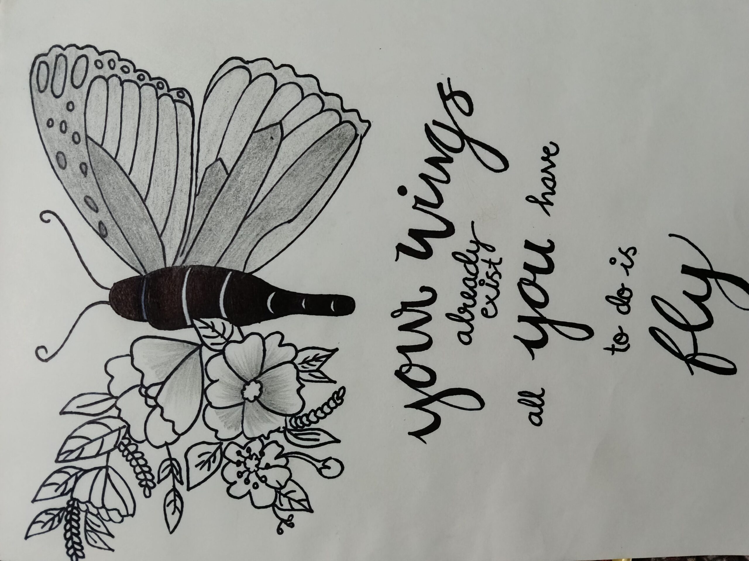 Your wings already exist all you have to do is fly