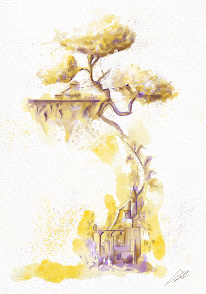 A Town Under a Tree by Aadeesh Jain