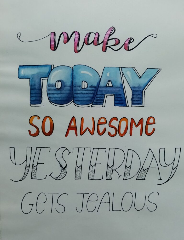 Outshine Yesterday by Riya