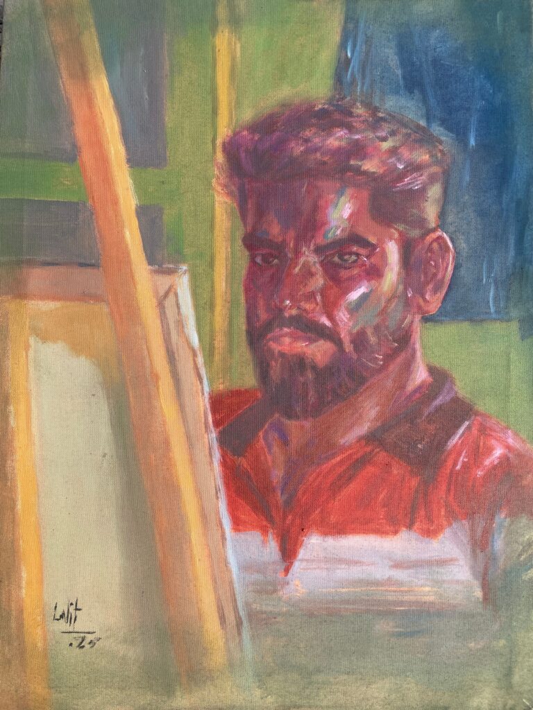 Self portrait by Lalit ahlawat