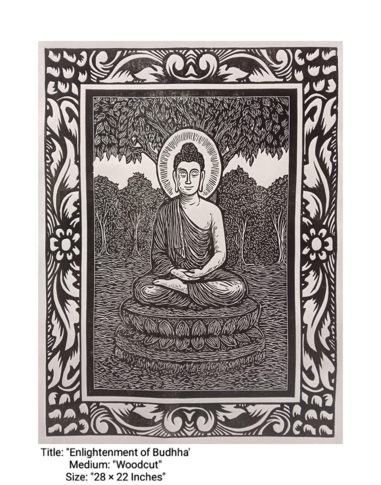 “Enlightenment of Buddha” by Aman Kumar