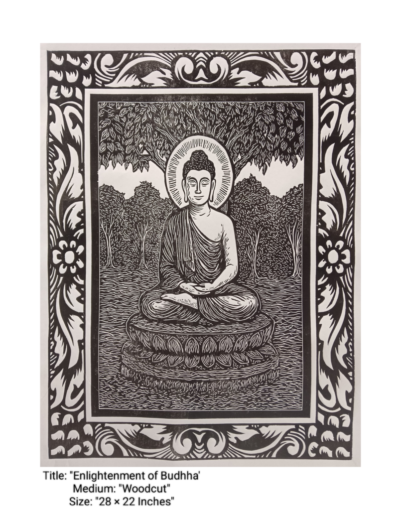 “Enlightenment of Buddha” by Aman Kumar