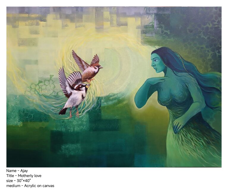 Motherly love by Ajay Kushwah