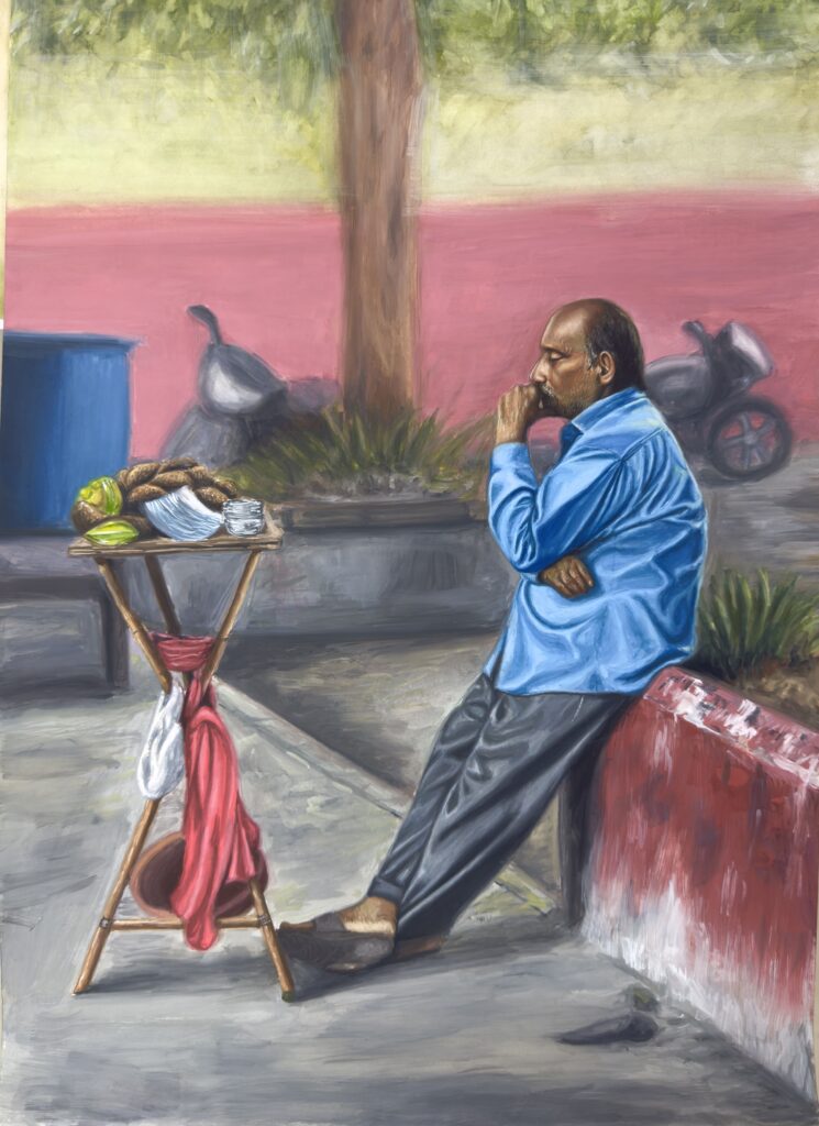 The quiet wait by Deepak