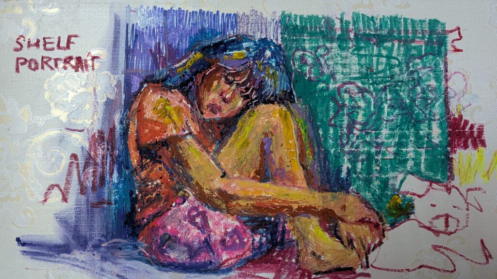 shelf portrait by Shruti